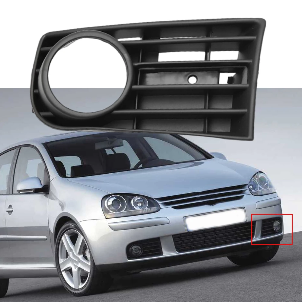 

Front Bumper Fog Light Grille Cover Left Right For Volkswagen Golf5 MK5 2005 2006 2007 2008 2009 1K0853665B U.S Version