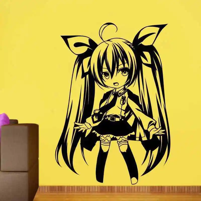 DATE A LIVE Sticker Anime Cartoon Yatogami Tohka Tokisaki Kurumi Himekawa Yoshino Kotori Itsuka Car Decal Sticker Vinyl