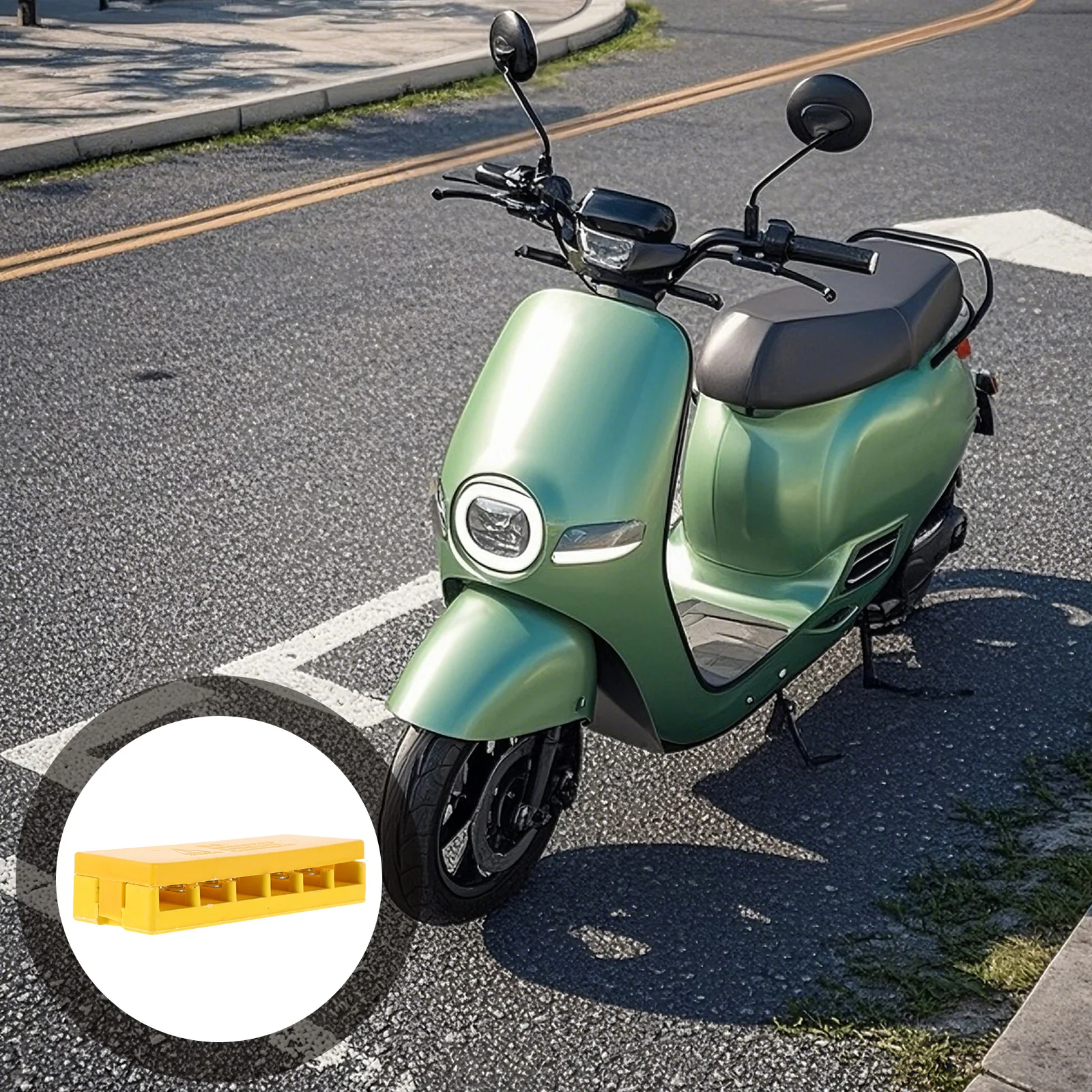 

5Pcs Electrical Bike Wire Connection Box 6 Pole Insulation Wire Controller Connector Case for Ebike Scooter Motor Wiring