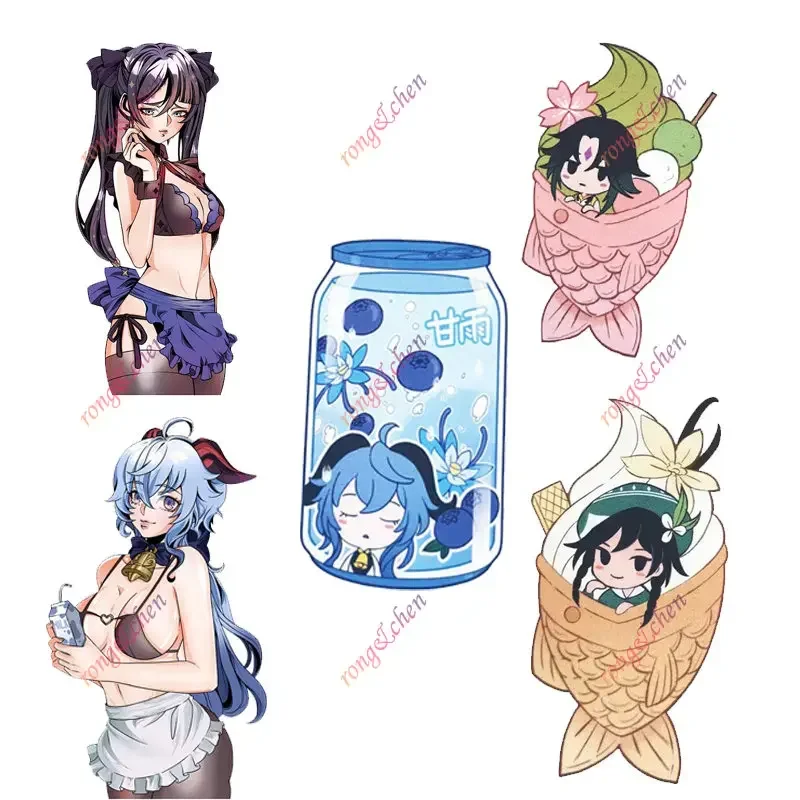 

Sexy Girl Car Sticker Genshin Impact for Car Motorcycle Racing Helmet Laptop Trunk Body Car Window Surfboard PVC Vinyl Decals