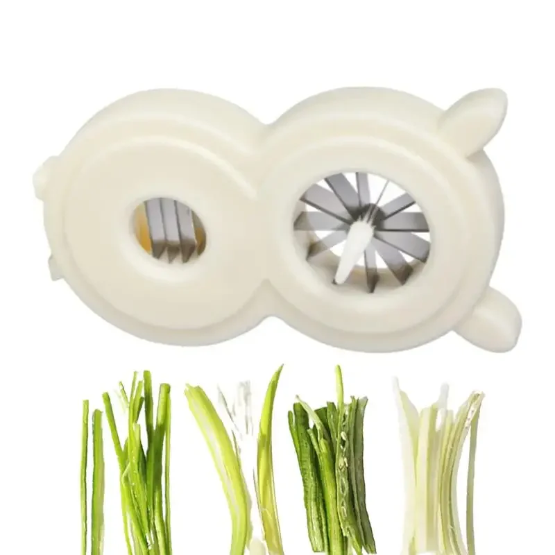 مفرمة البصل الأخضر للمطبخ ، زهر البرقوق ، جهاز تقطيع البصل ، آلة تقطيع الفولاذ المقاوم للصدأ ، مفرمة طعام ، مبشرة خضروات ، قطاعة #3