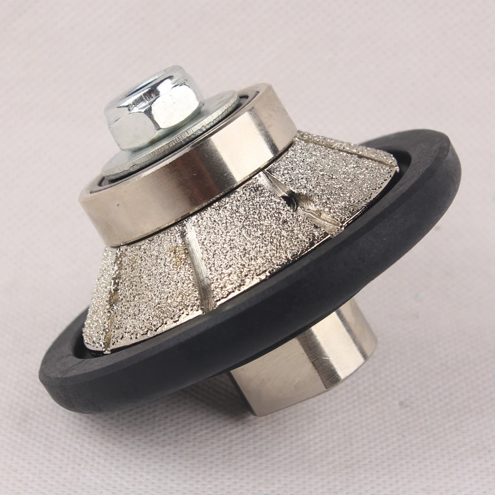 Vacuum Brazed Hand Profile Wheel Bevel E 5-20 mm Diamond Profile Grinding Wheel for Angle Grinder on Granite Marble Stone