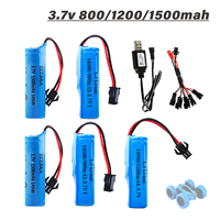 3.7v 800mah 1200mah 1500mah Toys Battery for JJRC C2 D828 RC Stunt Dump Car/Electric Water Gun 14500 li-ion Battery parts