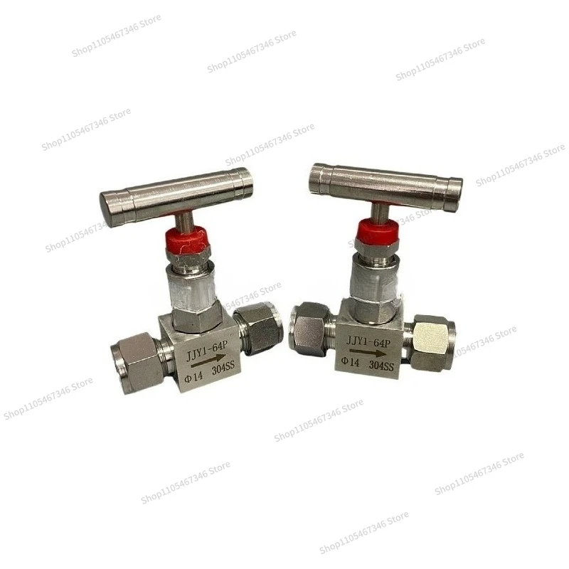 For JJY1-64P Stainless Steel Ferrule Needle Valve 304 Ferrule Needle Valve 316 Ferrule Needle Valve