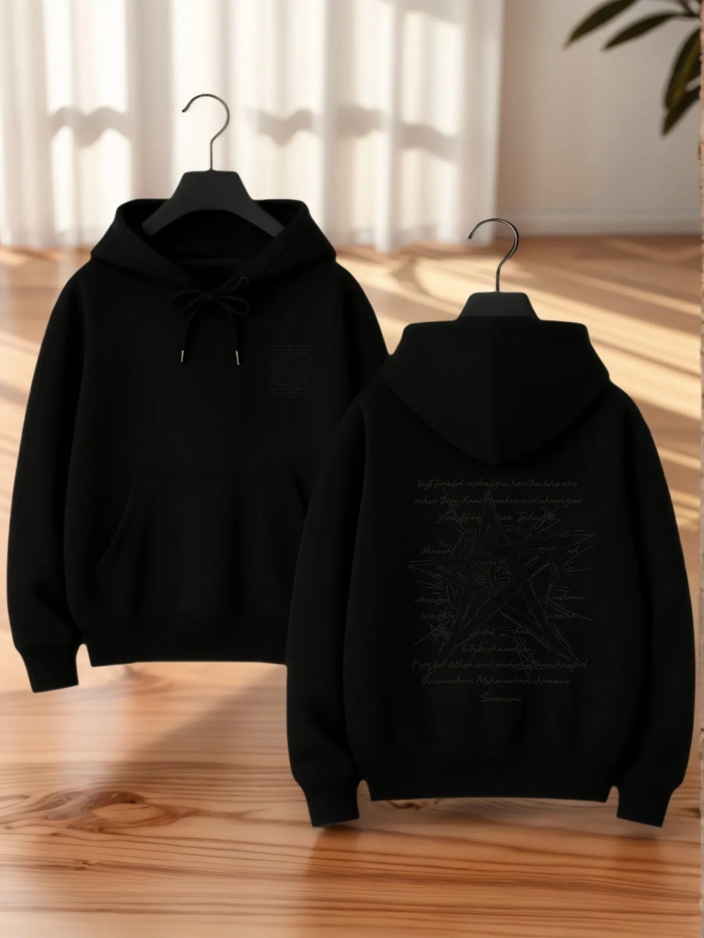 

Graphic Hoodie Women, Fish - Print Aesthetic Design, Casual Everyday Wear, Soft Fabric, For Teens