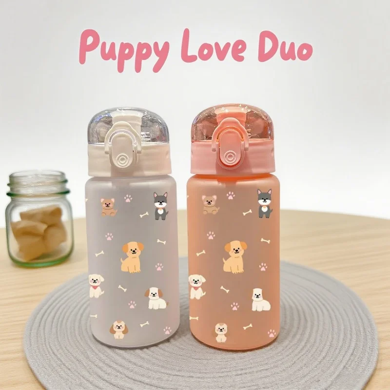3D Printed 550Ml Student Sippy Cup Water Bottles Creative Cartoon Feeding Lids Spill Proof Portable Beverage cups, PVC-Free