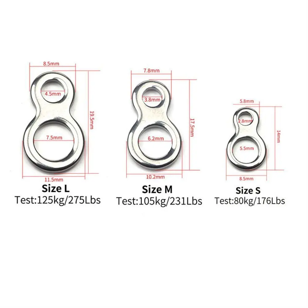 Anillo sólido de pesca de 10 piezas, conectores de Señuelos de Pesca en el mar de acero inoxidable, anillos giratorios, accesorios de pesca a
