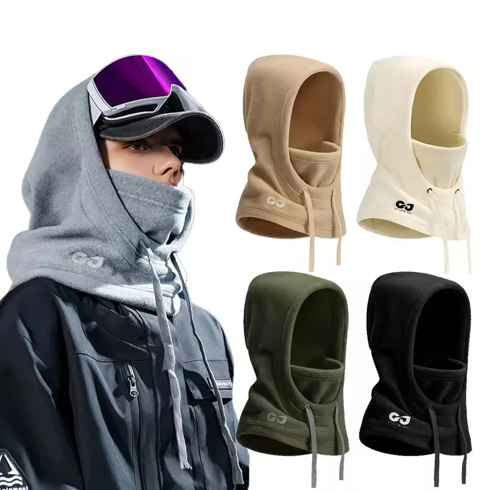Vollgesichts-Kopfbedeckungen, Snowboard-Kapuzenschals, Wintersport, warm, Radfahren, Kopfbedeckung, Winter, Thermo-Fleece-Skimaske