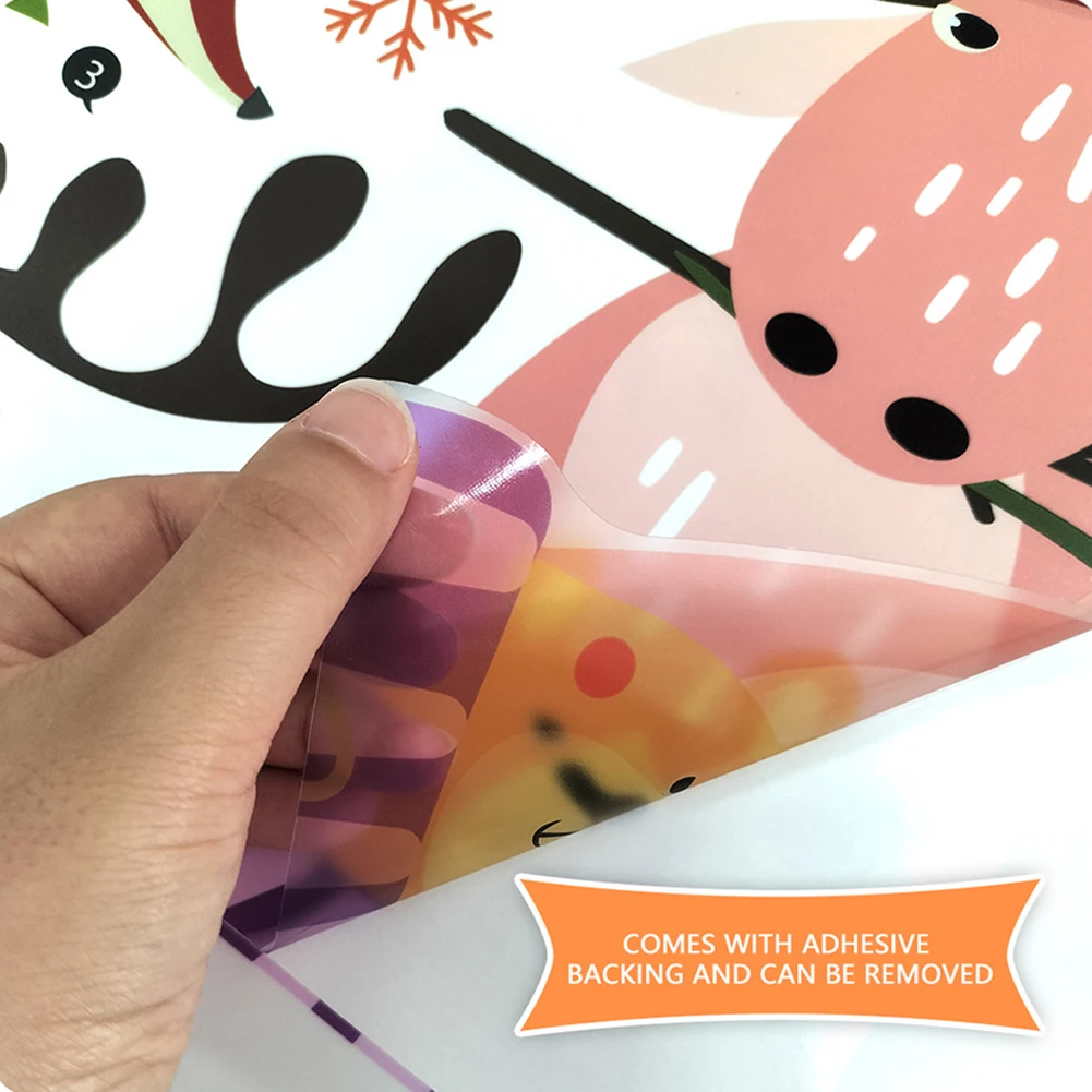 

Наклейка для отслеживания роста детей, гибкая комбинация для детской комнаты, долговечность