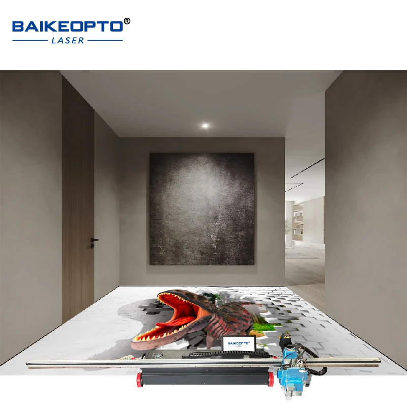 BK-WP32 Wholesale Custom Height Floor Printer UV Inkjet Vertical Wall Printer Machine Ground and Floor Printer