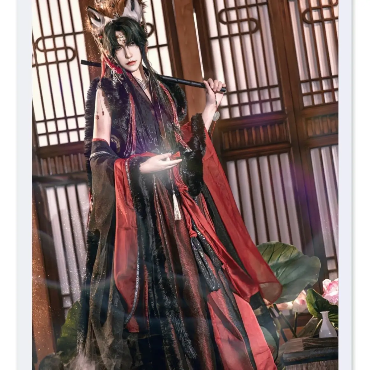 Moon Lie Qilin Ancient Style - Devil's Way Derived Dragon Ji Fox Xian | Wei Wuxian Cos Costume | Ancient Style Performance