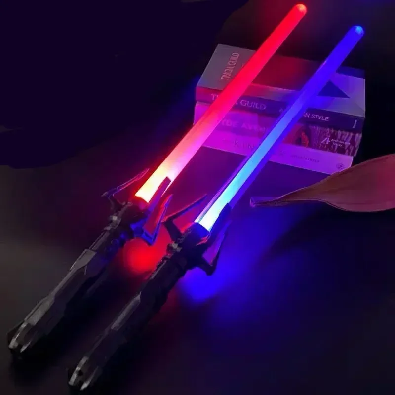 Halloween Laser Sword Toy Star Light Sword Luminous Fluorescent Rod Laser Rod Children's Sword Toy War Gift Outdoor Toy Scalable