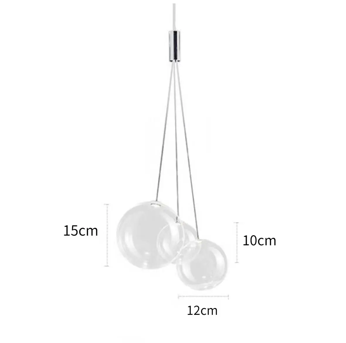 Cluster Hanglamp Nordic Glass Lamp Bar Hanglamp Willekeurige Bubble Hanglamp Home Decor Badkamer Hangende Verlichting
