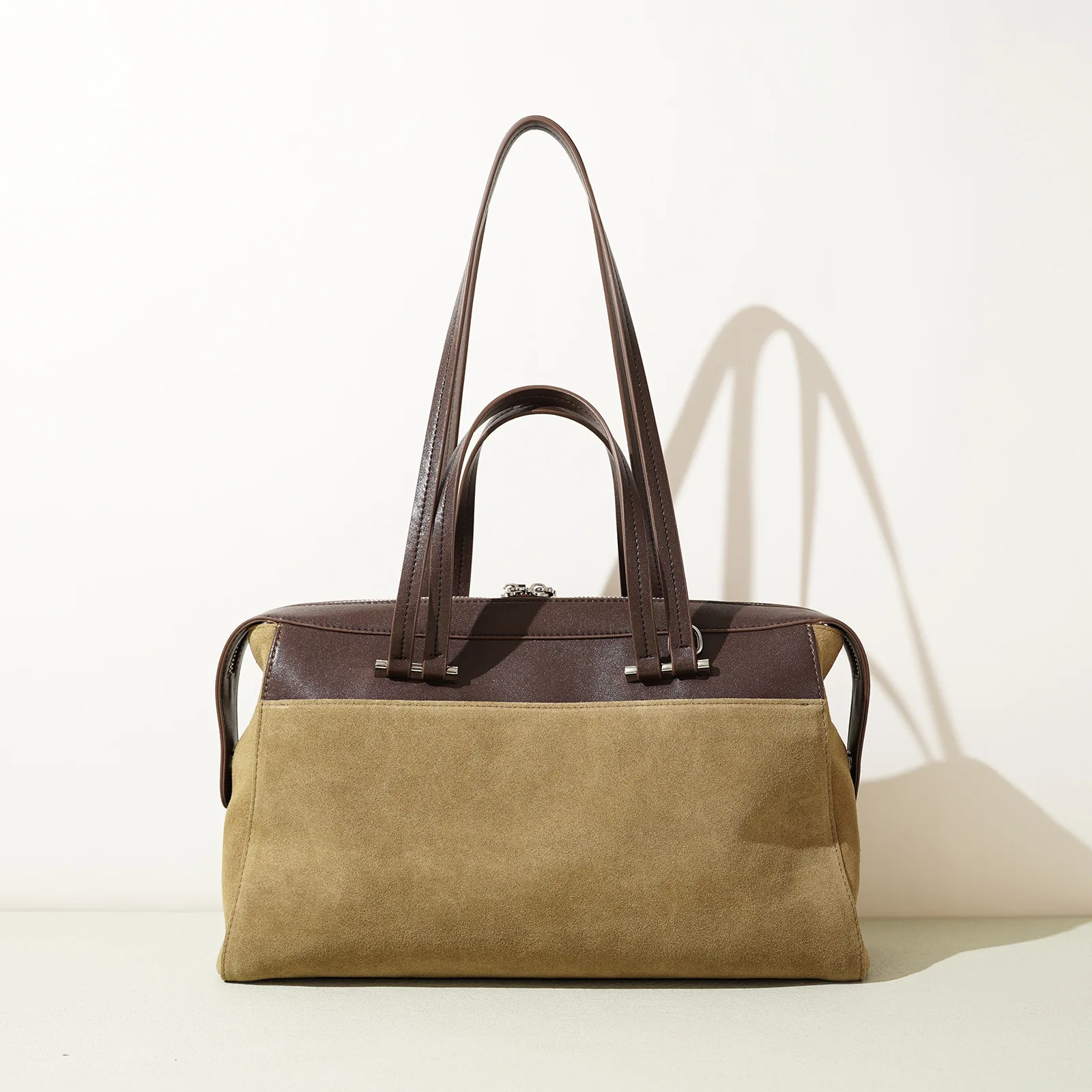 

Women Genuine Leather Shoulder Bag Female Handbag Totes Underarm Bag Daybag High Capacity Commuter Bag Purse