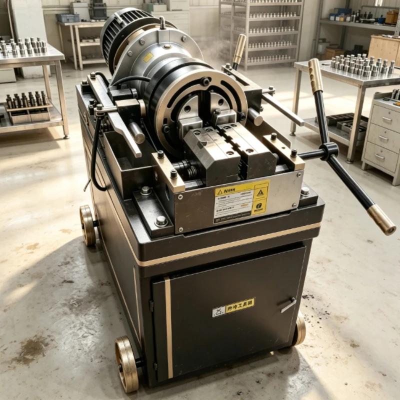 Two Rollers Automatic Thread Rolling Machine High Precision Thread Roller Machine For Round Bar Thread Machining Work