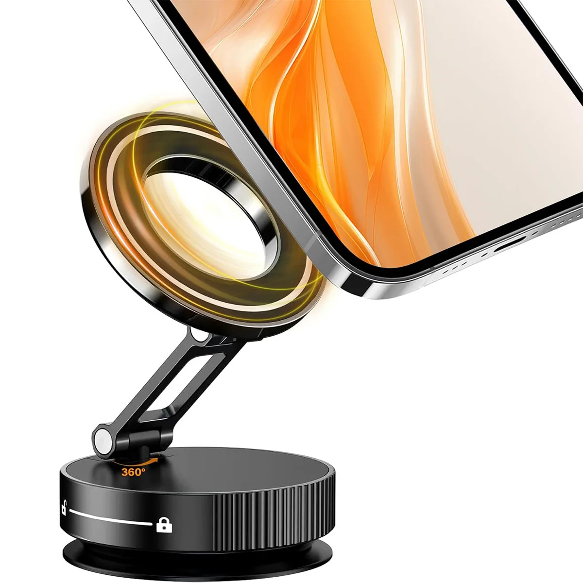 

2026 Новый автомобильный держатель для телефона Magsafe [78 + LBS, самая сильная присоска и магнит 2400 гс] 360 ° Регулируемое автомобильное крепление для телефона День отца