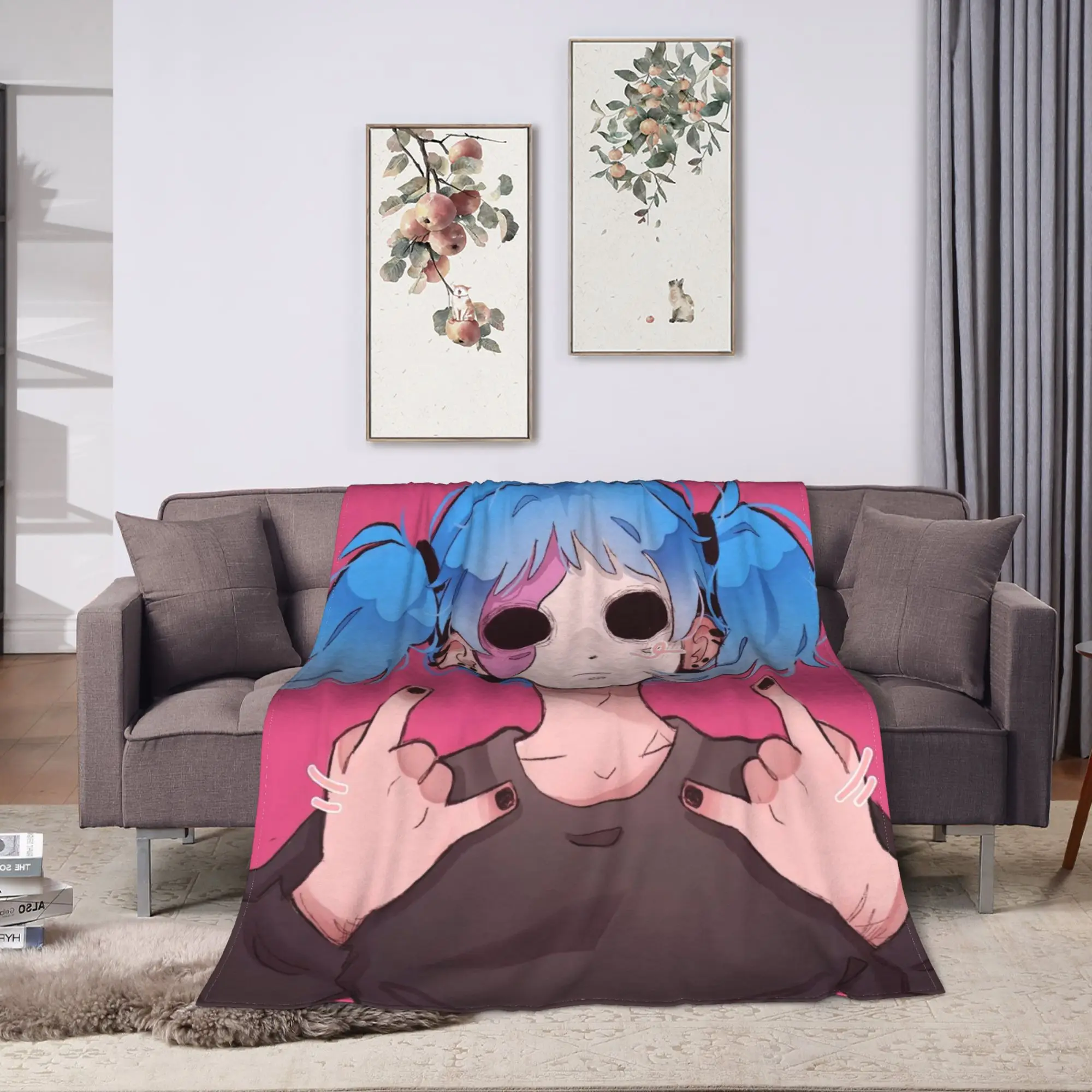 Sally Face Sal Fisher Blanket Quality Comfortable  Bedding Throws Winter Plane Travel Couch Bed Novelty Bedspread