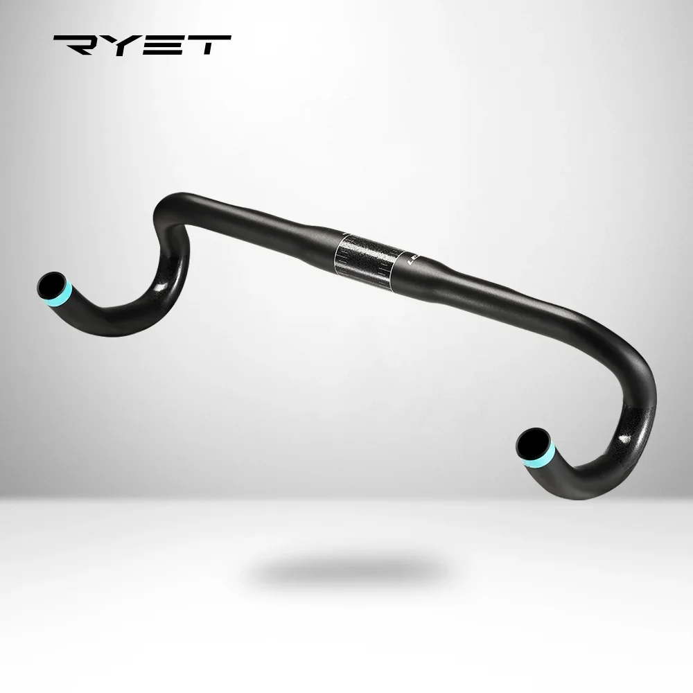 RYET カーボンハンドル RYET フルカーボンロードバイクハンドルバー 380/400/420mm