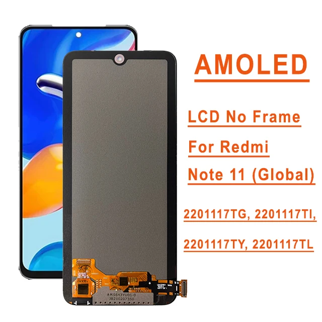 Super AMOLED LCD For Xiaomi Redmi Note 11 5G LCD Touch Screen