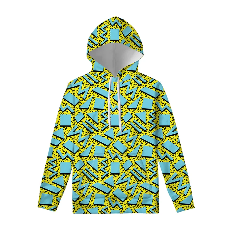 

Funky Hoodies 2024 Men New Fashion Personality Street Graffiti 3D Print Long Sleeve Hooded Sweatshirts Oversized Boys Pullovers