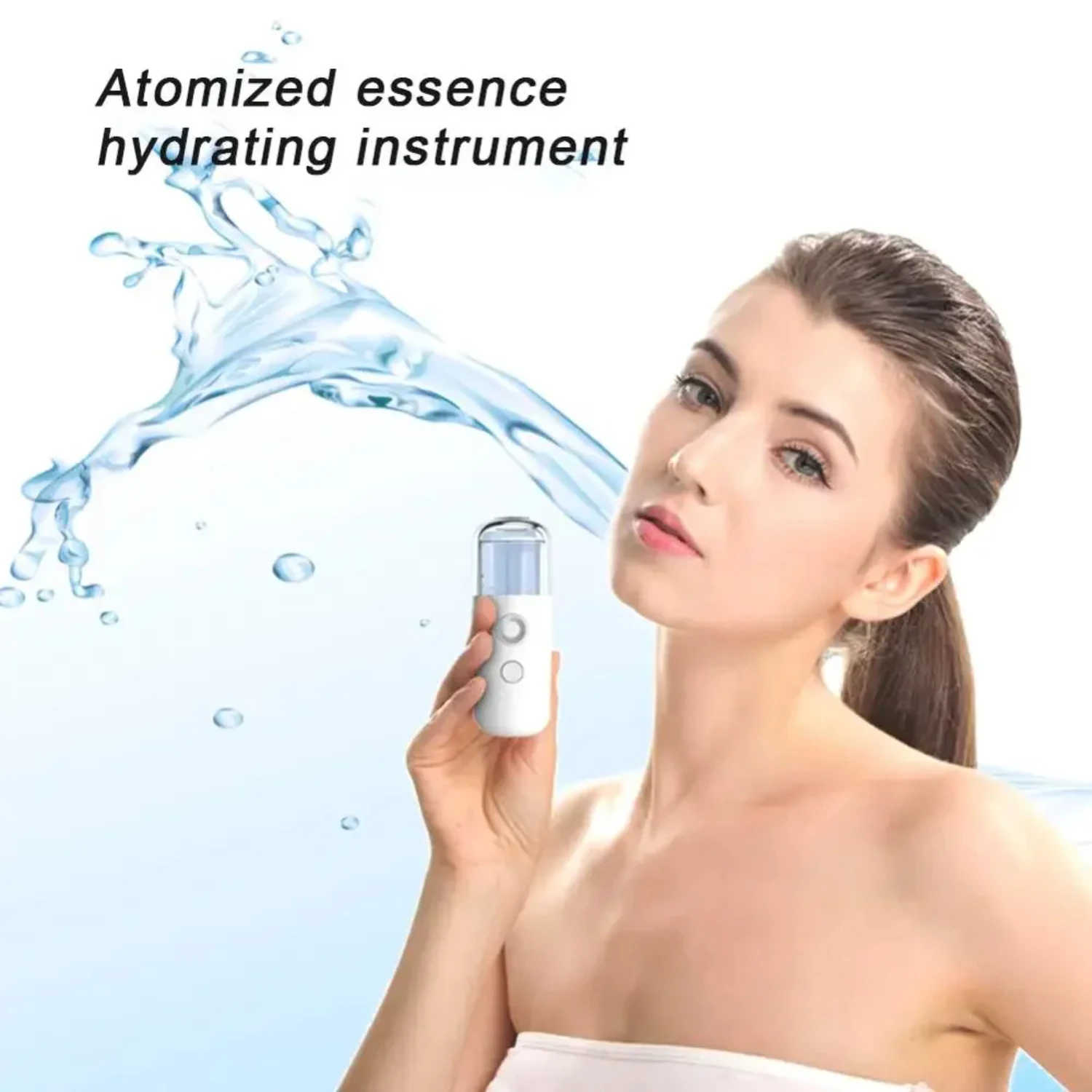 مرطب هواء صغير محمول 30 مللي USB قابل لإعادة الشحن يده ضباب الناشر صغير على البخار الوجه العناية بالبشرة ضباب البخاخ الهواء المرطب