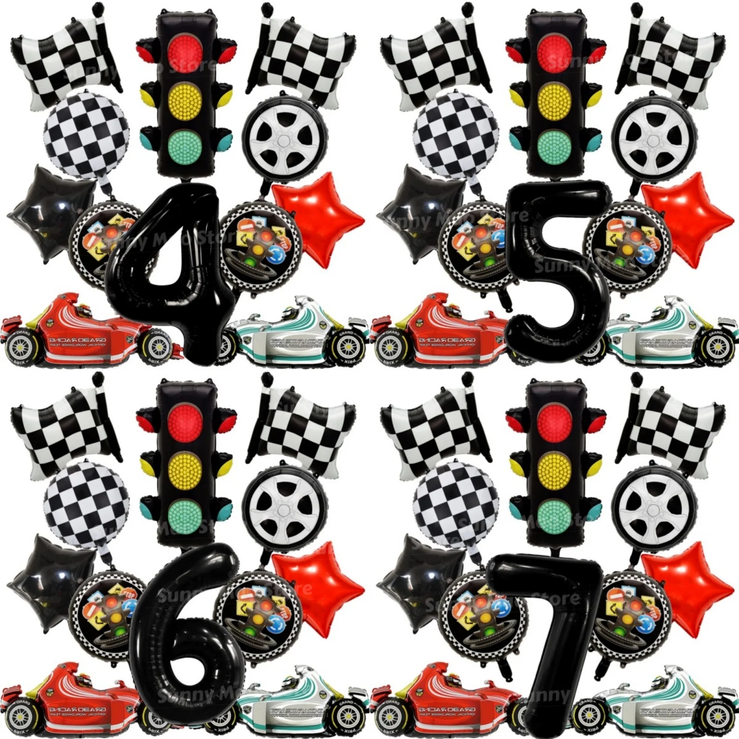 Race Car Balloons K…