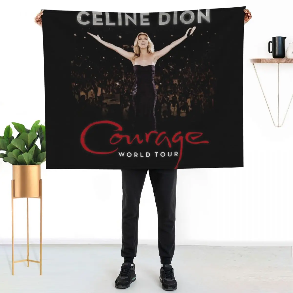 CD COURAGE World Tour 2019 Throw Blanket blankets ands Camping Loose Flannel Fabric christmas gifts Luxury Throw Blankets