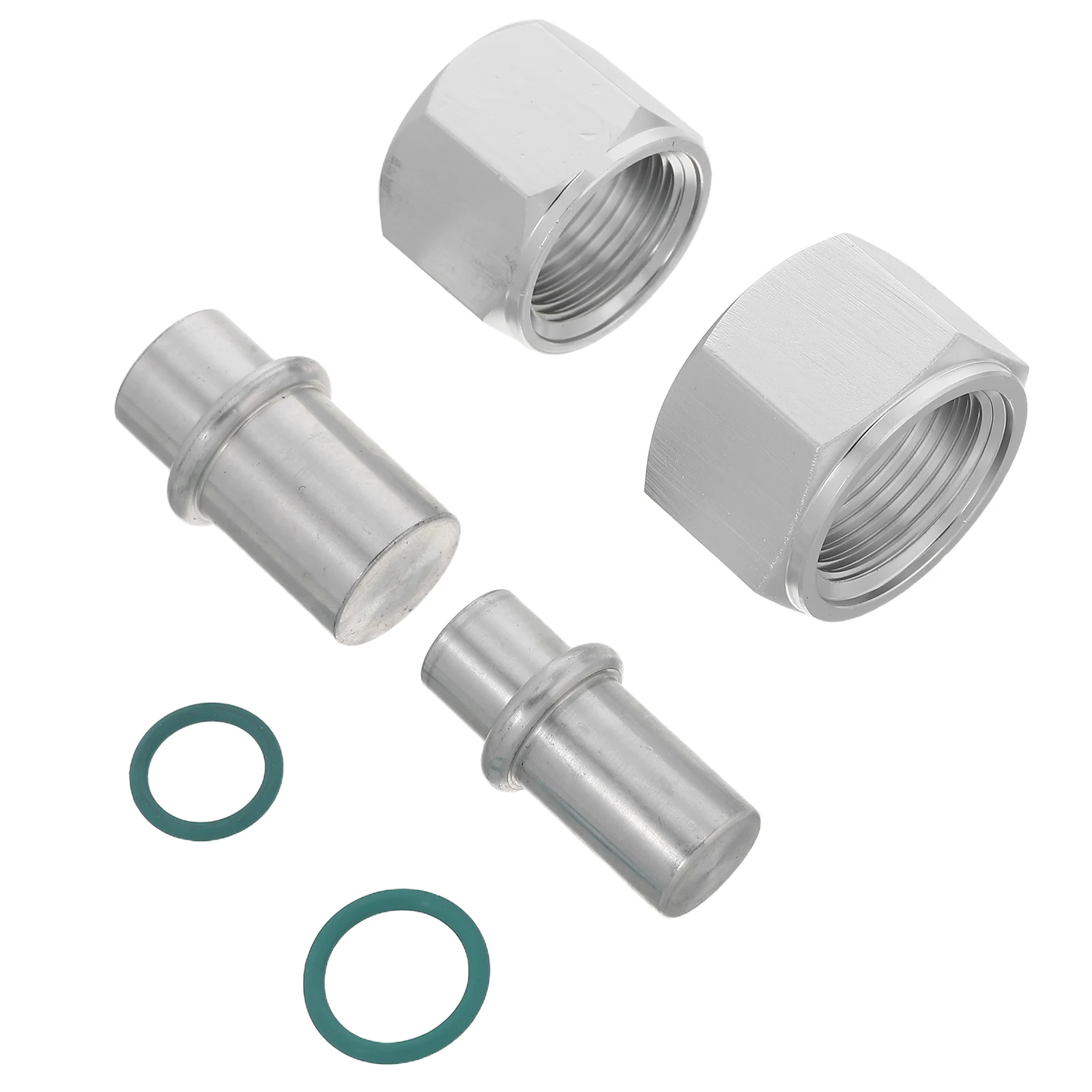 

2 Pcs Block Off Kit Air Conditioning Parts Line Rear Replacement Parts Seal Aluminum Efficient Car Components