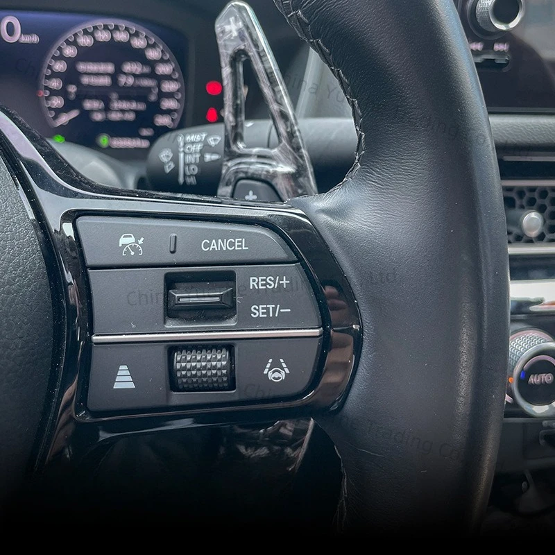 

Подходит для Honda 11-го поколения Civic, модифицированная лопасть переключения рулевого колеса ABS, передача воды, узор из углеродного волокна, автозапчасти