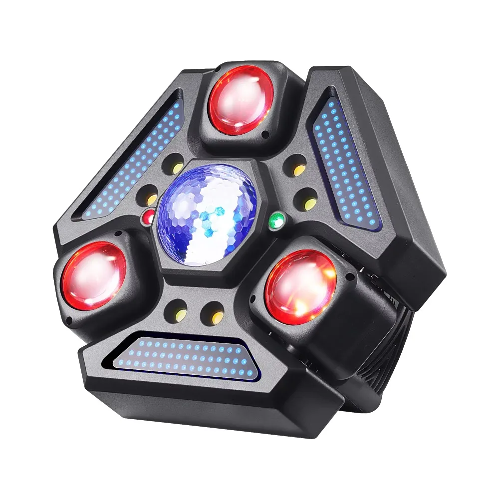 

Triple-Arm RGBW Moving Head Beam Light – DMX512 for DJ, Wedding & Stage