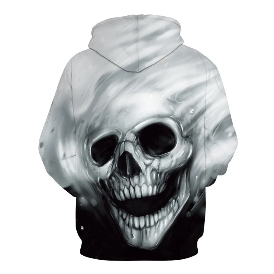 

2026 New Halloween Christmas Night Horror 3D Digital Print Unisex Couple Hoodie Sweatshirt Casual Style Long Sleeve Streetwear