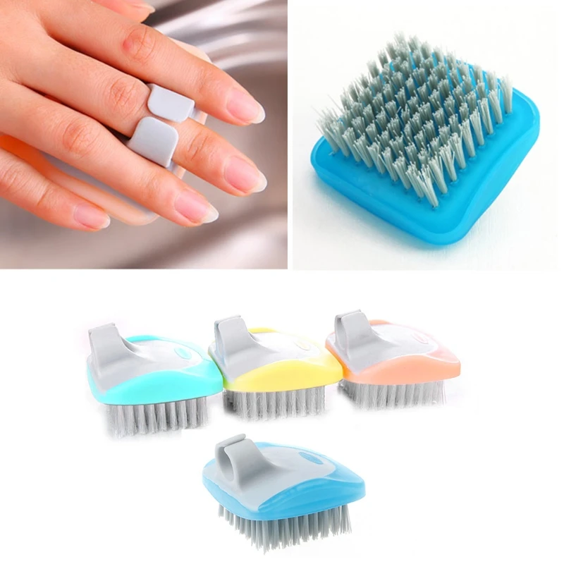 Mini Fruits Vegetables Cleaning Brush Fingers Carrot Potato Cleaner