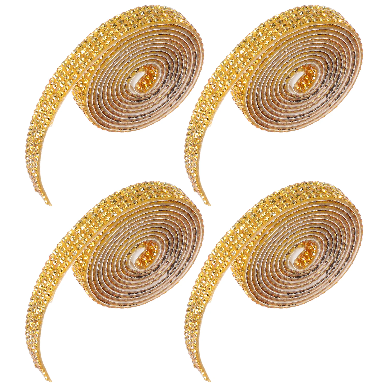

Adhesive Rhinestone Strips Crafts Ribbon Self Decorative DIY Rhinestones Embellishment