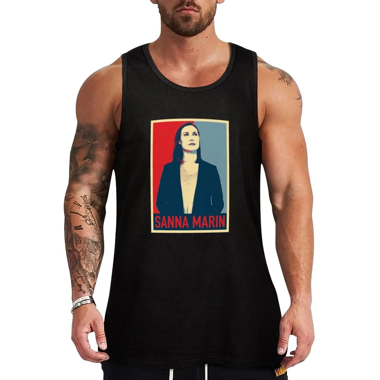 

Sanna Marin Tank Top Work Utility Tank Top Durable Sleeveless Wear