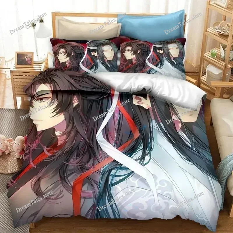 Grandmaster of Demonic Cultivation Mo Dao Zu Shi Bedding Set Boys Adults Kid Duvet Cover Bed Cover Single Queen King Double741