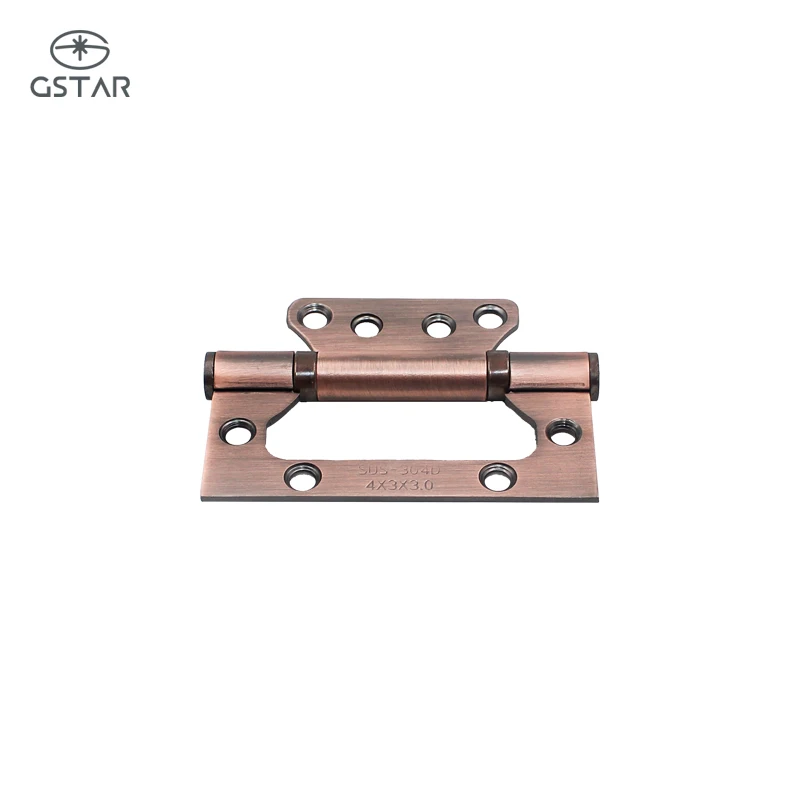 Hardware Accessories Metal Window Rounded Spring Door Hinges Self Opening Ss Small Hinges for Wooden Box