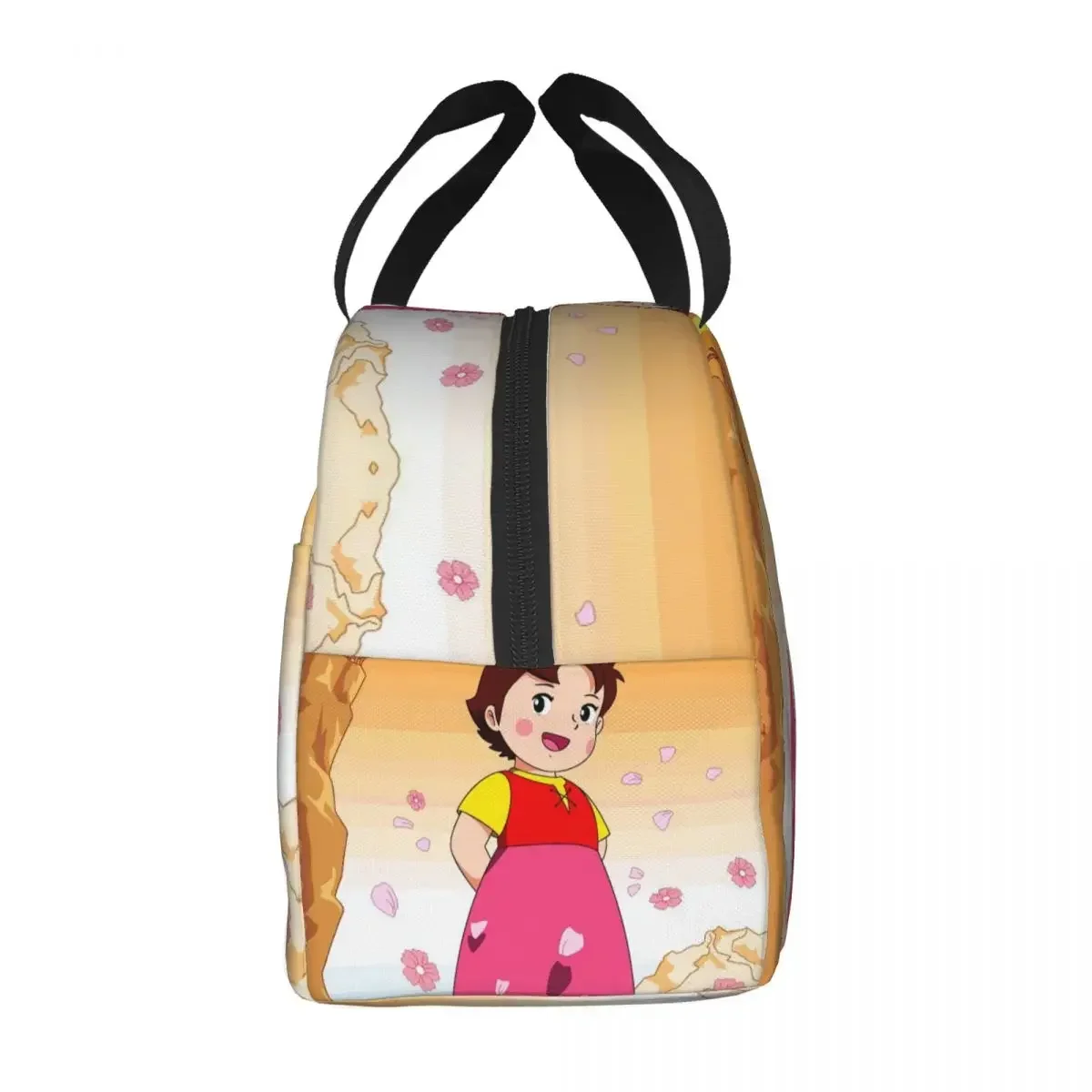 Anime Heidi Girl Of The Alps Lunch Box Leakproof Cooler Thermal Food Insulated Heidi Peter And Grandpa Lunch Bag For Women Kid