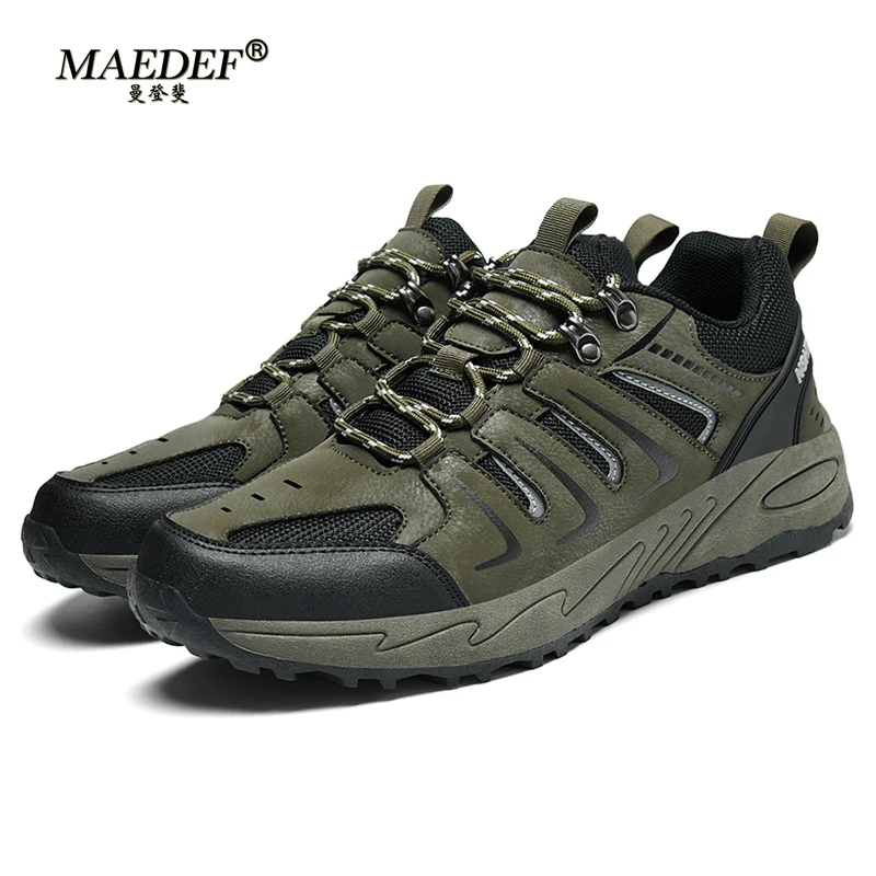 

Men's Outdoor Sports Hiking Shoes Casual Sneakers Trail Camping Climbing Walking Jogging Shoe Tourism Male Shoes Mountain Boots