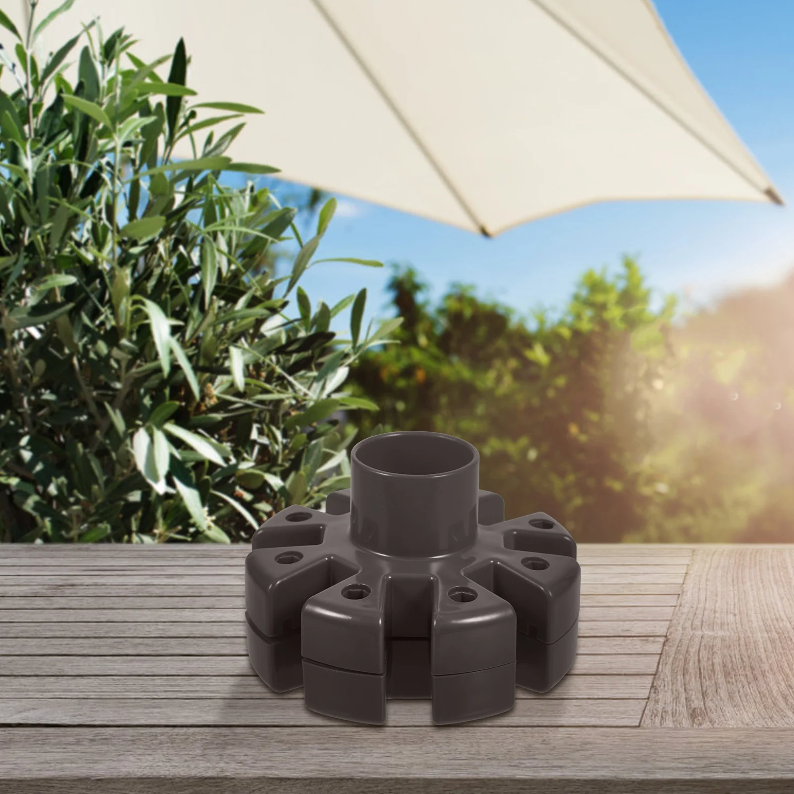 

Umbrella Parasol Replacement Plate for Patio Beach Use Effortless Operation Strong Durability Universal Fit Parasol Accessory