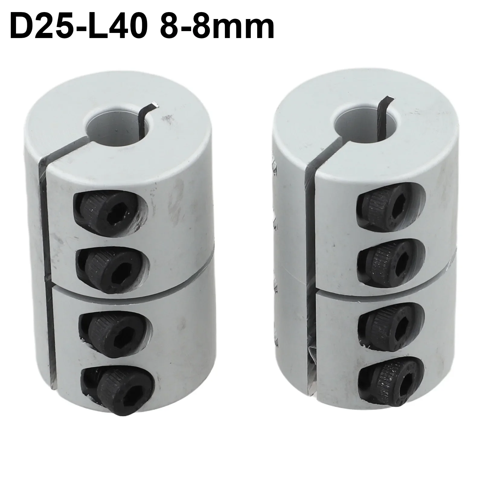 

D25L40 Shaft Coupler Set of 2 for Stepper Motors 6 35mm Inner Diameter and Lightweight Aluminum Alloy Construction