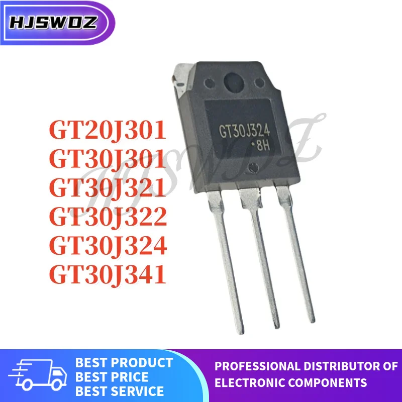 5PCS/ New GT30J321 GT20J301 GT30J322 GT30J341 GT30J324 GT30J301 TO-3P Transistor