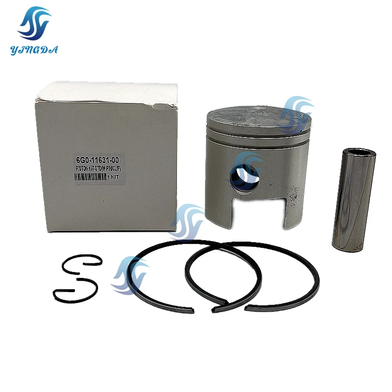 

6G0-11631-00 For Yamaha 20HP 25HP 2 Stroke High quality Piston Kit (Std) :67MM 664-11631 664-11631-00 6G0-11631 Outboard part