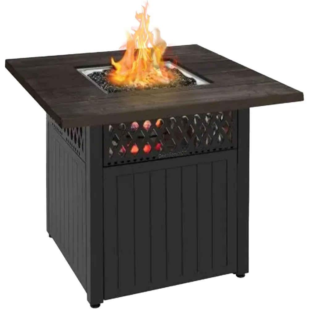 Outdoor Fire Pit, Smokeless Propane 41K BTU, 38