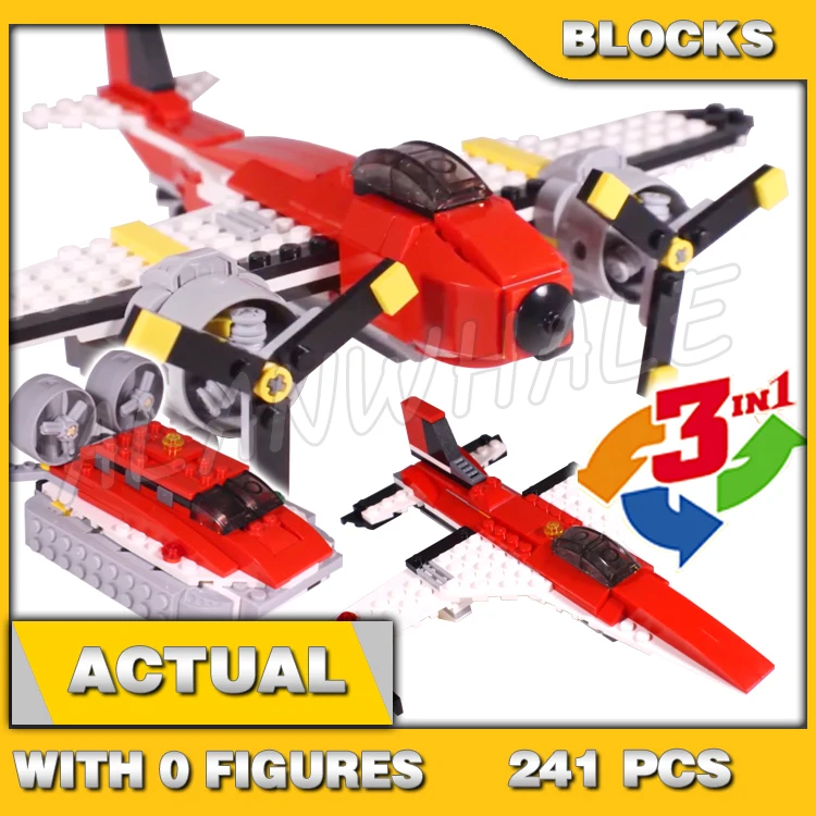 

5 типов Creator 3 в 1 Future Flyer Jet Robot Транспортер автомобиля Ocean Explorer 3111 Строительный блок игрушка, совместимая с моделью