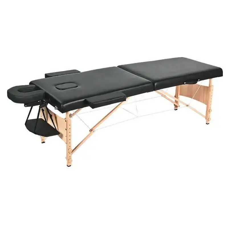 Regolare Tattoo Spa Pedicure in legno Letto pieghevole Poltrone da massaggio portatili per il viso Full Body Cama Dobravel Mobili di bellezza MQ50MB