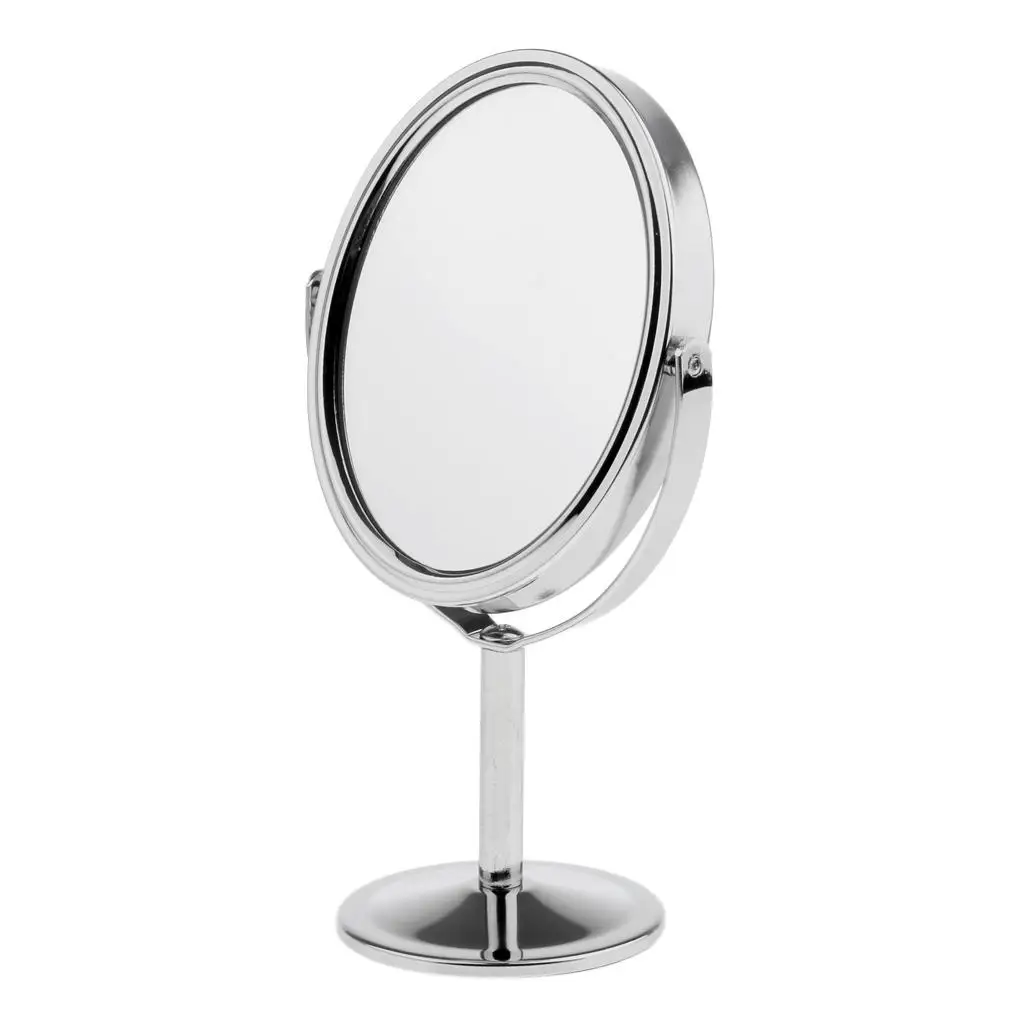 Double-sided table mirror, magnifying cosmetic mirror, make-up mirror,