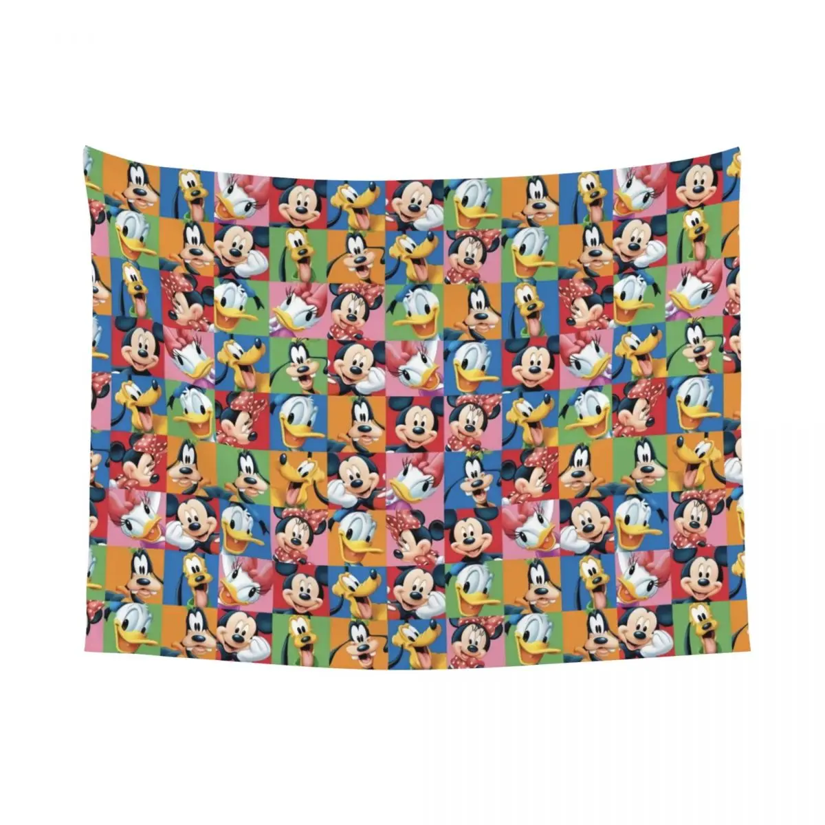 Custom Minnie Mickey Mouse Collage Tapestries for Living Room Hippie Wall Hanging Tapestry Home Decoration