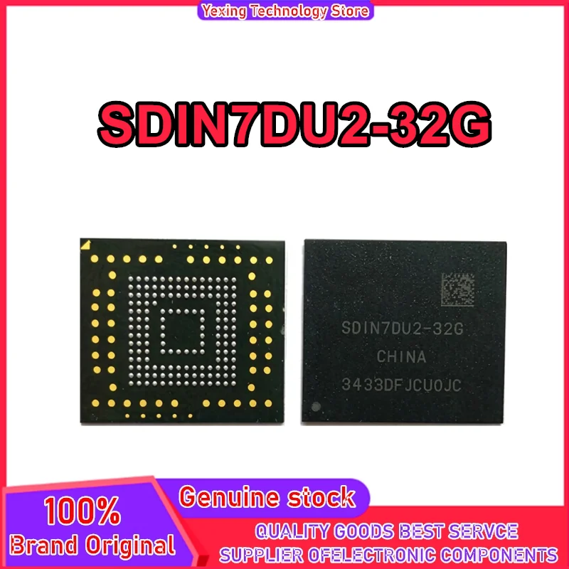 SDIN7DU2-32G BGA153 32G EMMC storage IC font library version 4.41 New Original in Stock