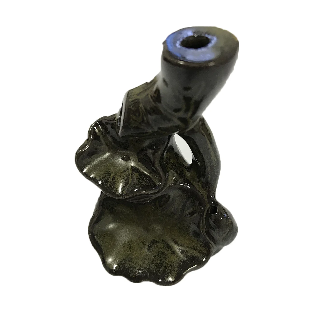 

Compact Ceramic Incense Holder Water Backflow Censer Home Decoration Stress Relief Sleep Aid Incense Burner