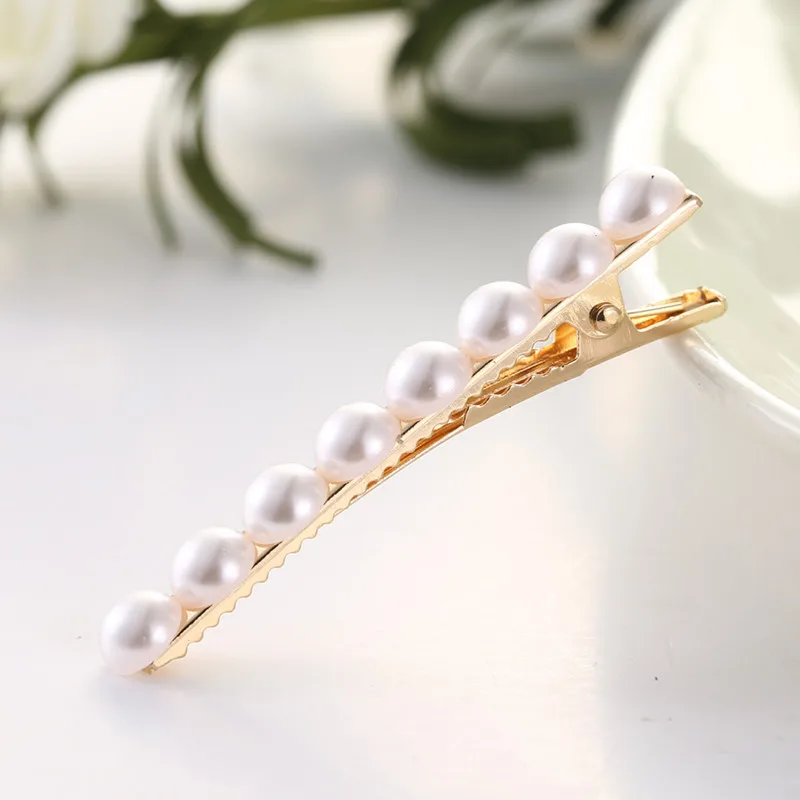 Korean Fashion Flower Opal Pearl Hairpins Gifts Women Girls Hair Clips Pins Barrettes Accessories Hairclip Hairgrips Headdress